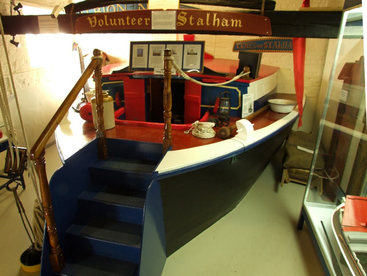 A Wherry Cabin display at the Museum