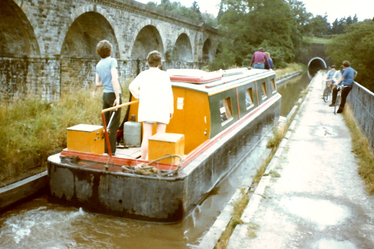 Crossing Chirk Aqueduct