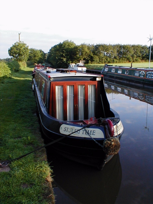 Stolen Time moored