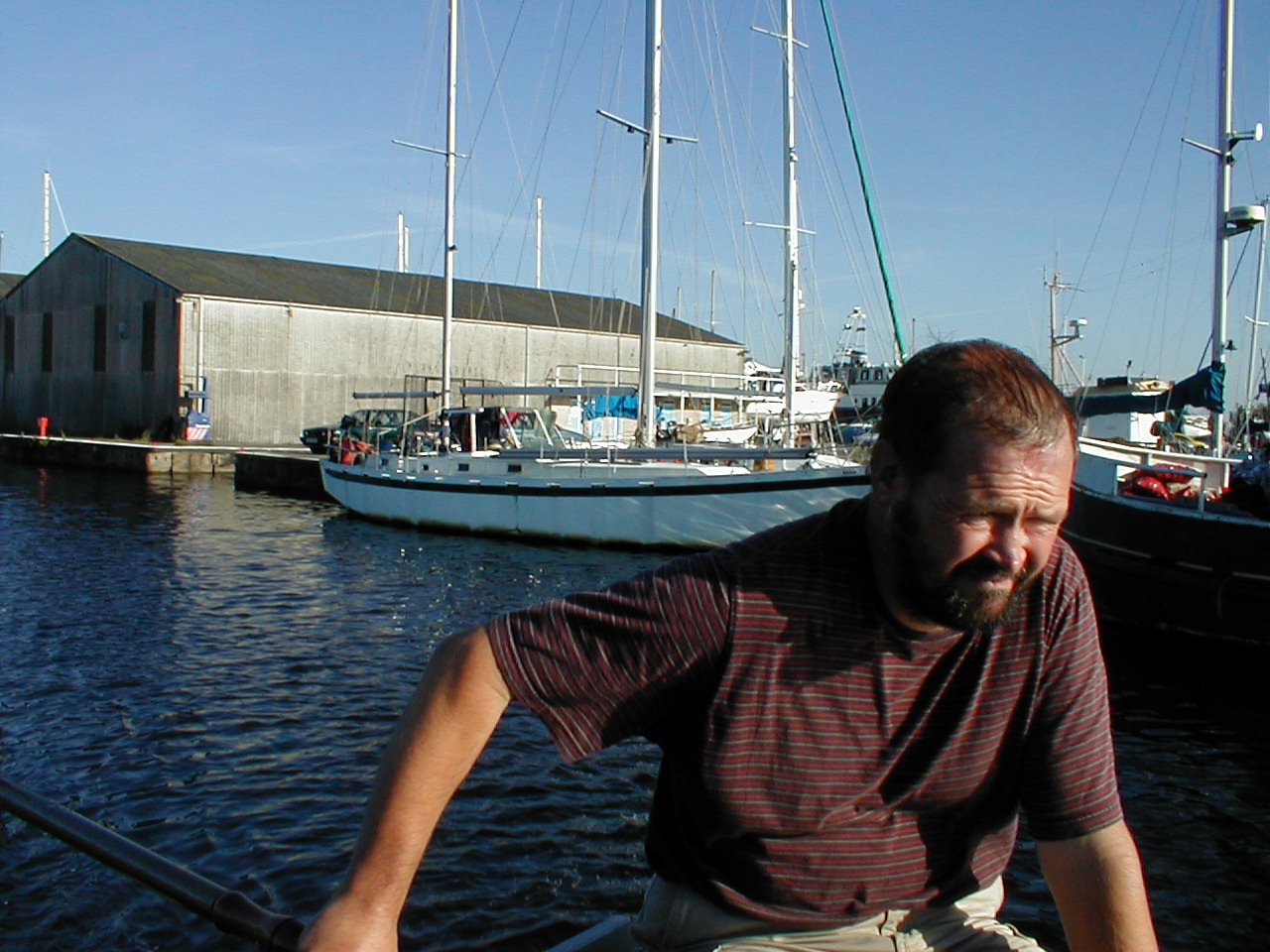Entering Glasson Basin