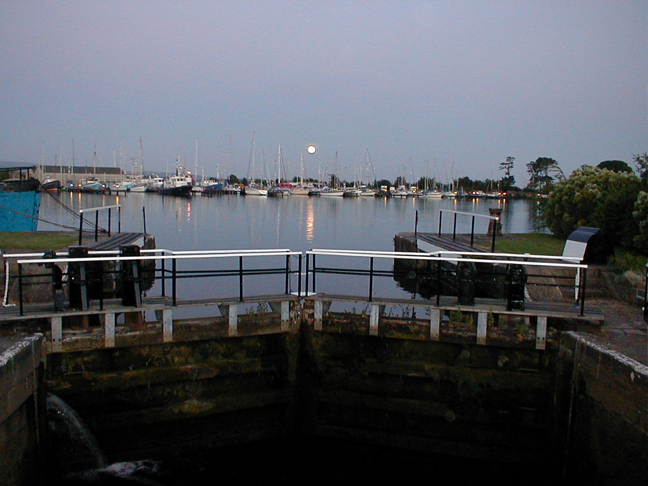The Moon over Glasson Basin