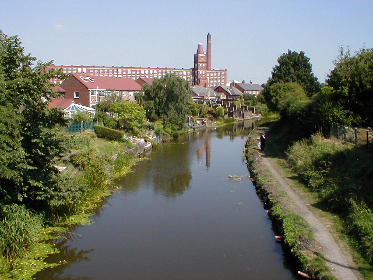 Tulketh Mill taken from Bridge 12
