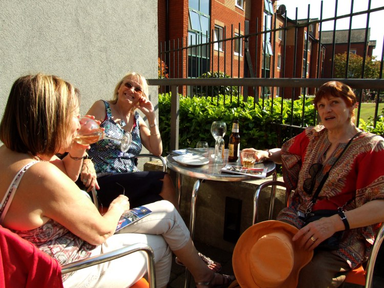 Relaxing with Beer and Wine