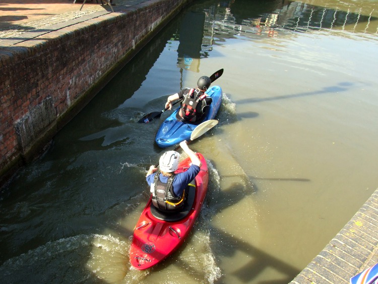 Kayaks at Banbury Canal Day
