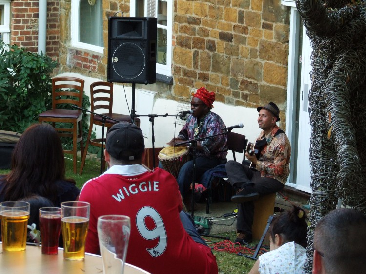 A Busy Arts Centre Garden