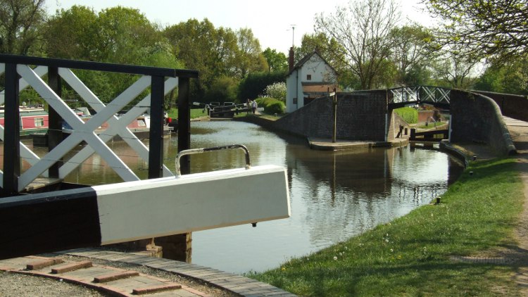 The distinctive bridges on the Stratford Canal
