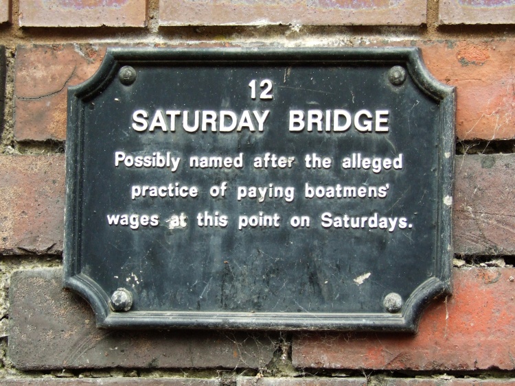 Saturday Bridge Sign