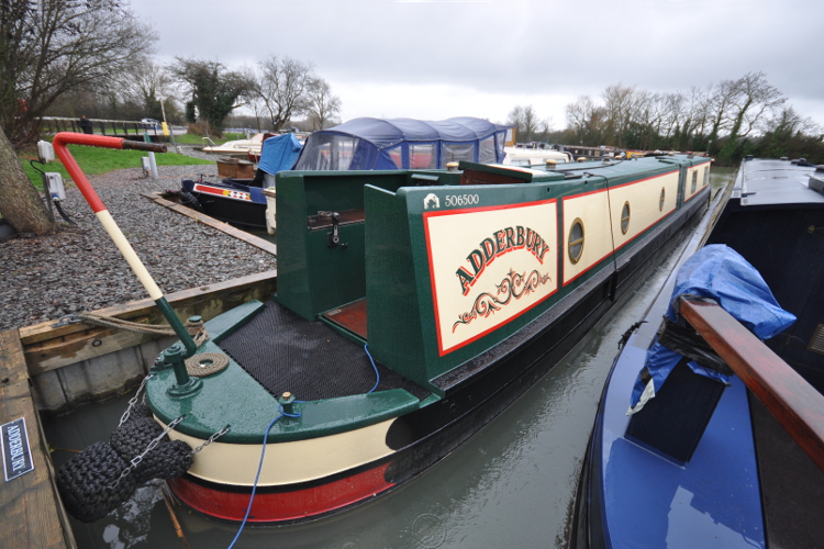 Adderbury Starboard Side from Aft