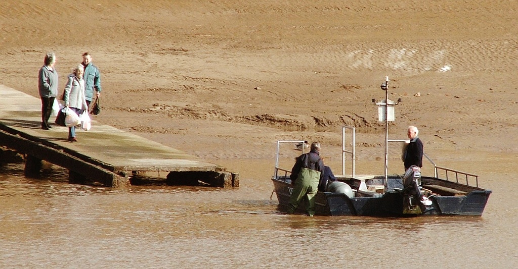 The earlier low water ferry boat