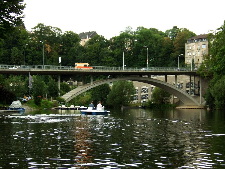 The Oberlahnbrücke in Weilburg