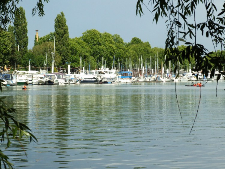 View from the western end of Wiesbaden Harbour