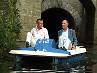 Alistair and Stephen on a Pedlo