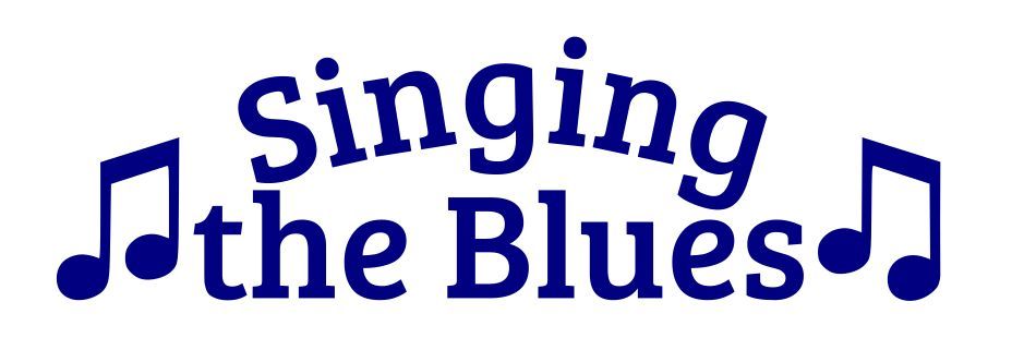 Lettering design for Singing the Blues