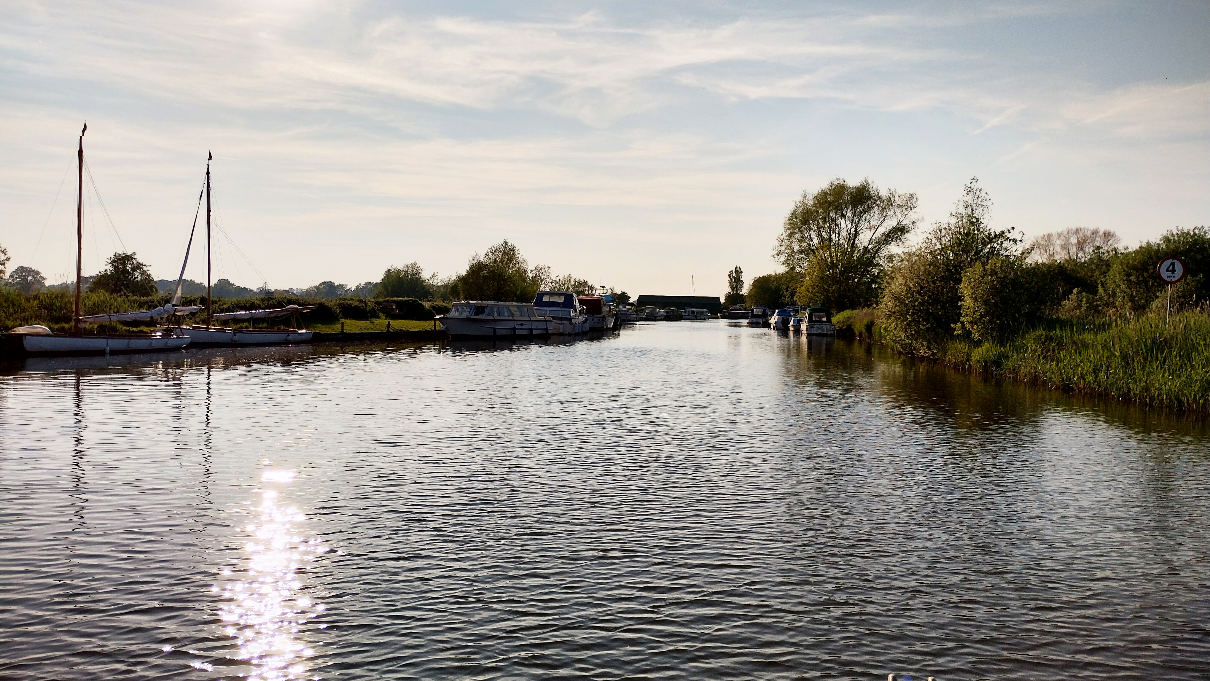 Moorings South of Ludham Bridge