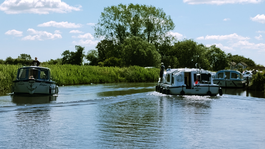 Approaching Ludham Bridge