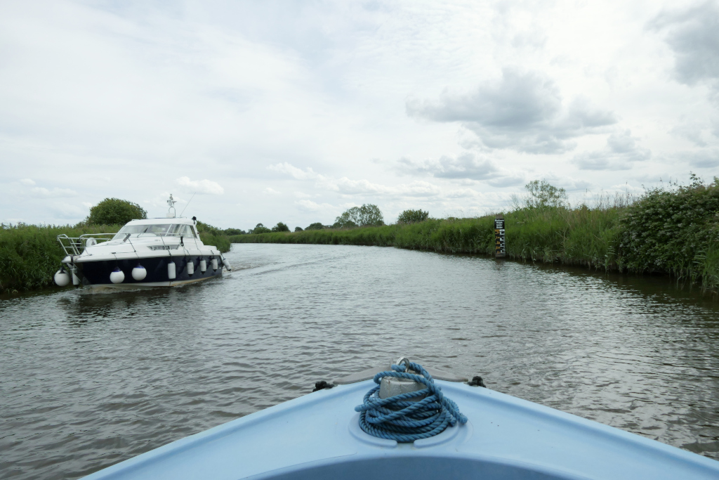 Approaching Ludham Bridge