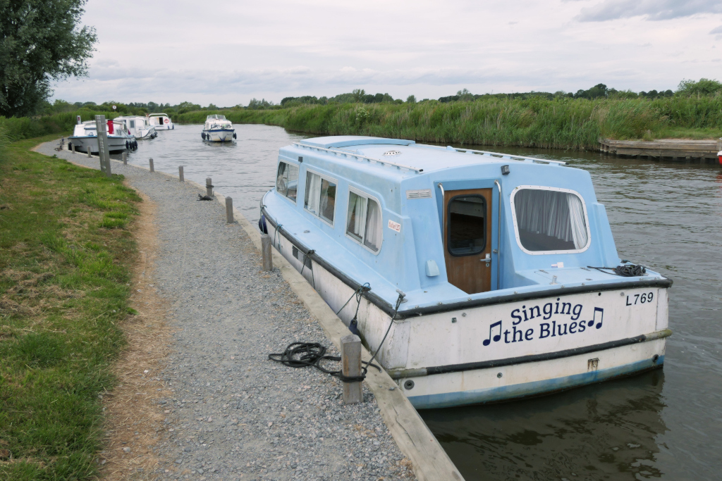 Moored at Ludham Bridge