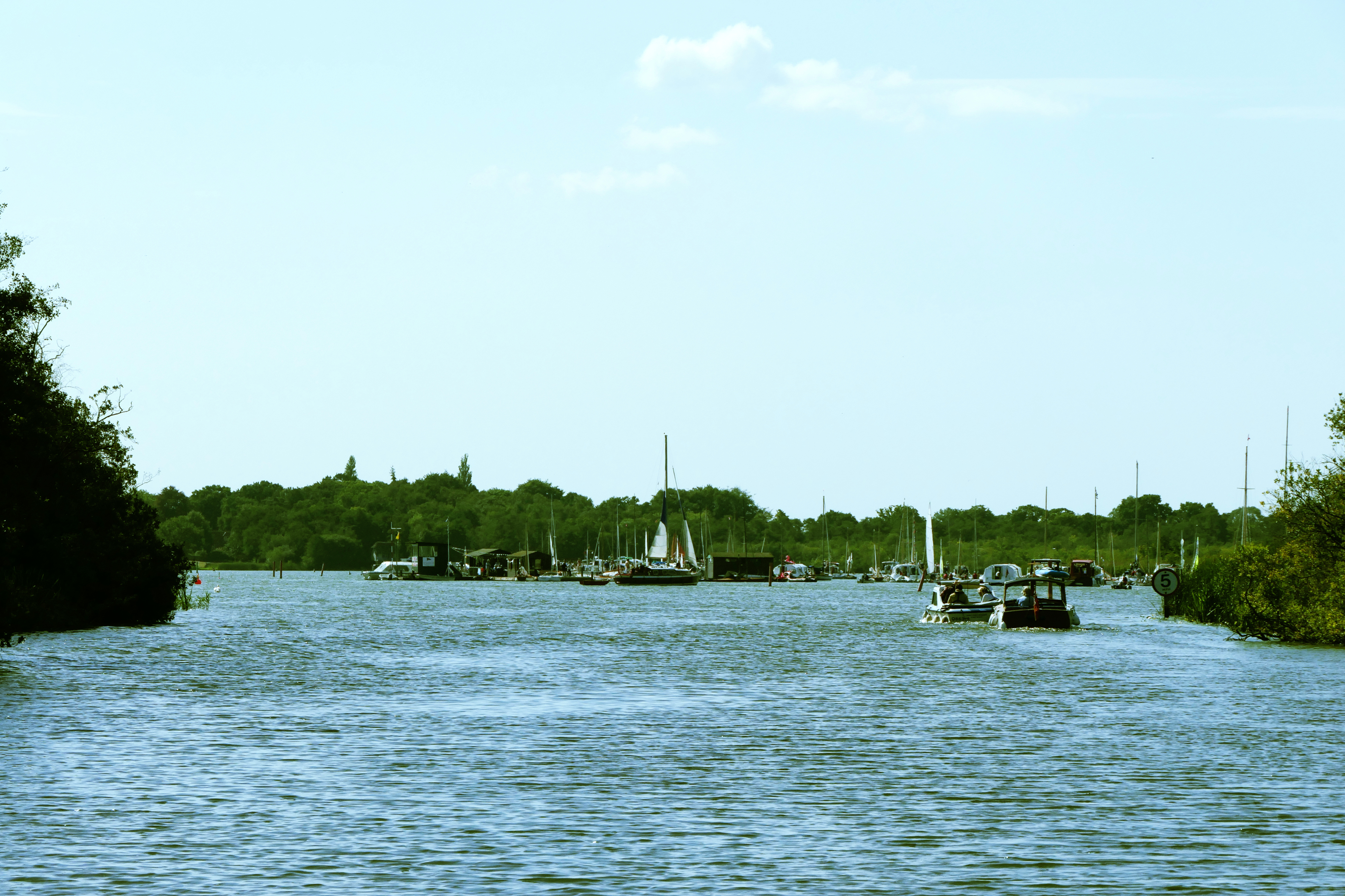 Entering Barton Broad