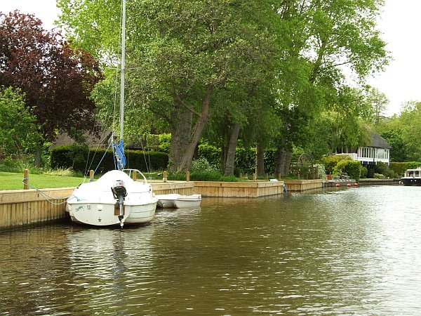 A SeaHawk moored at Irstead