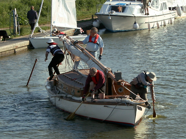 Losing a quant pole at Potter Heigham